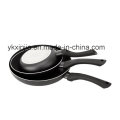 Utensilios de cocina 3 PCS Aluminio recubrimiento antiadherente Fry Pan Set